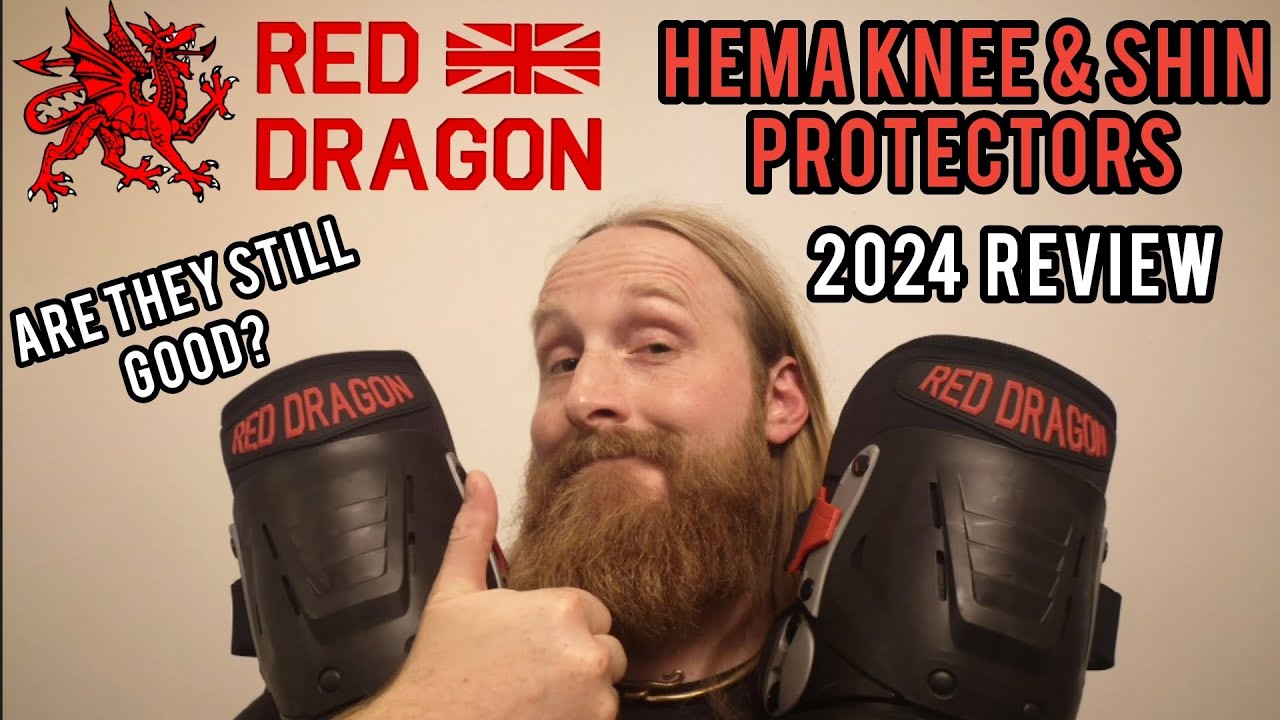 Red Dragon HEMA Knee and shin protectors 2024 Honest Review by Atreides HEMA.