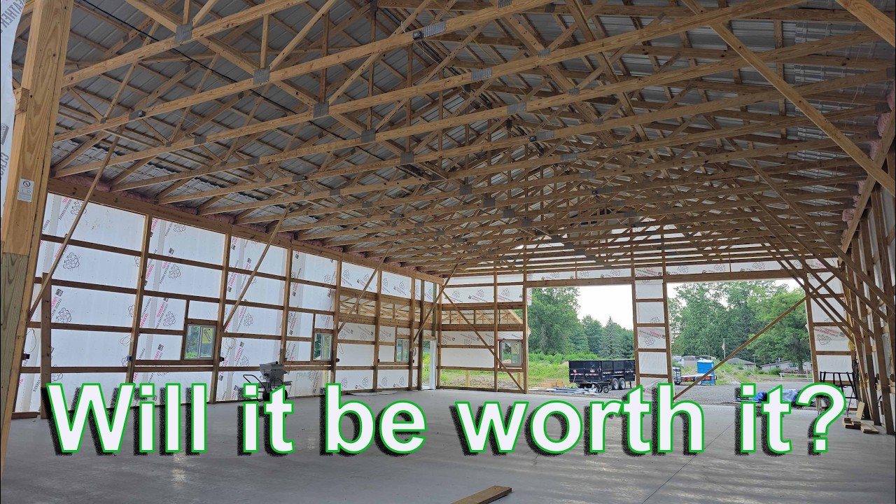 They sold everything to live in a pole barn while building their dream home (part 1)