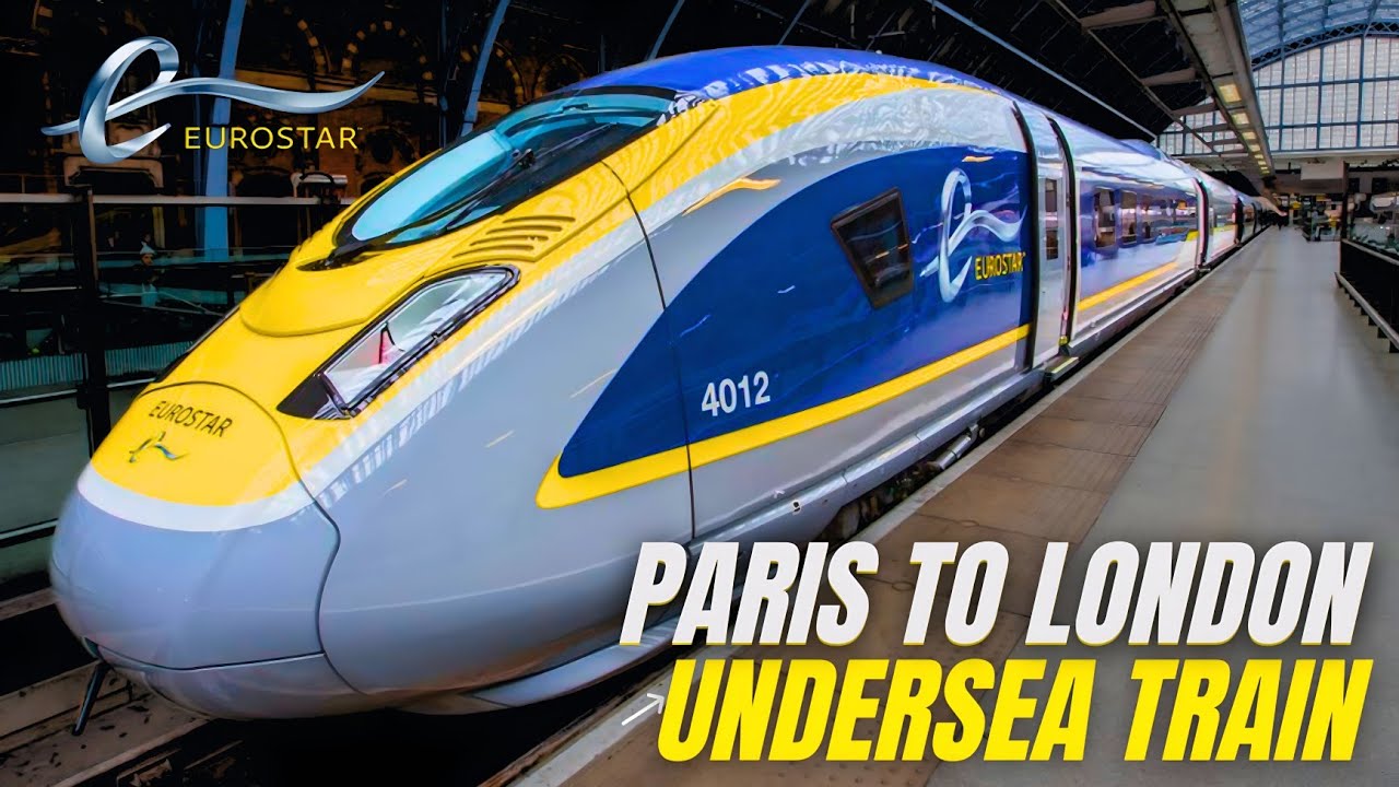Paris to London: Eurostar's Incredible 186mph high-speed train!