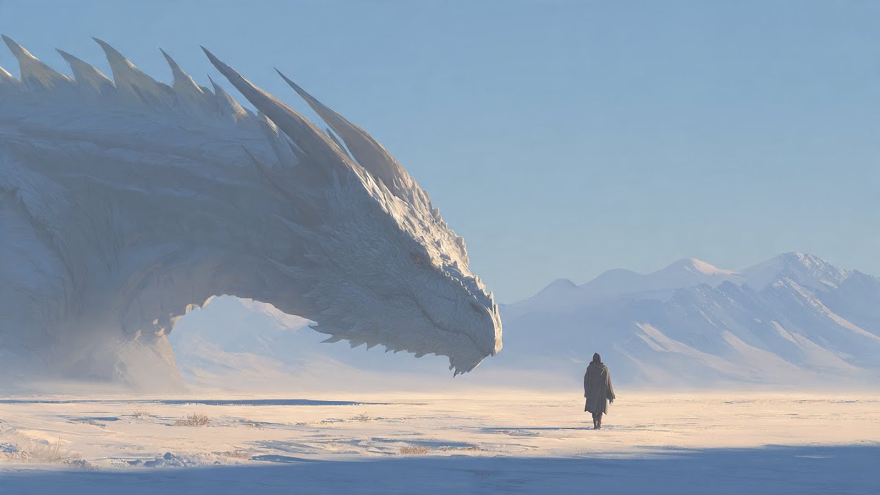 Celtic Fantasy Music – Lone Traveler Beneath the Ice Dragon’s Shadow / Study & Deep Focus Music