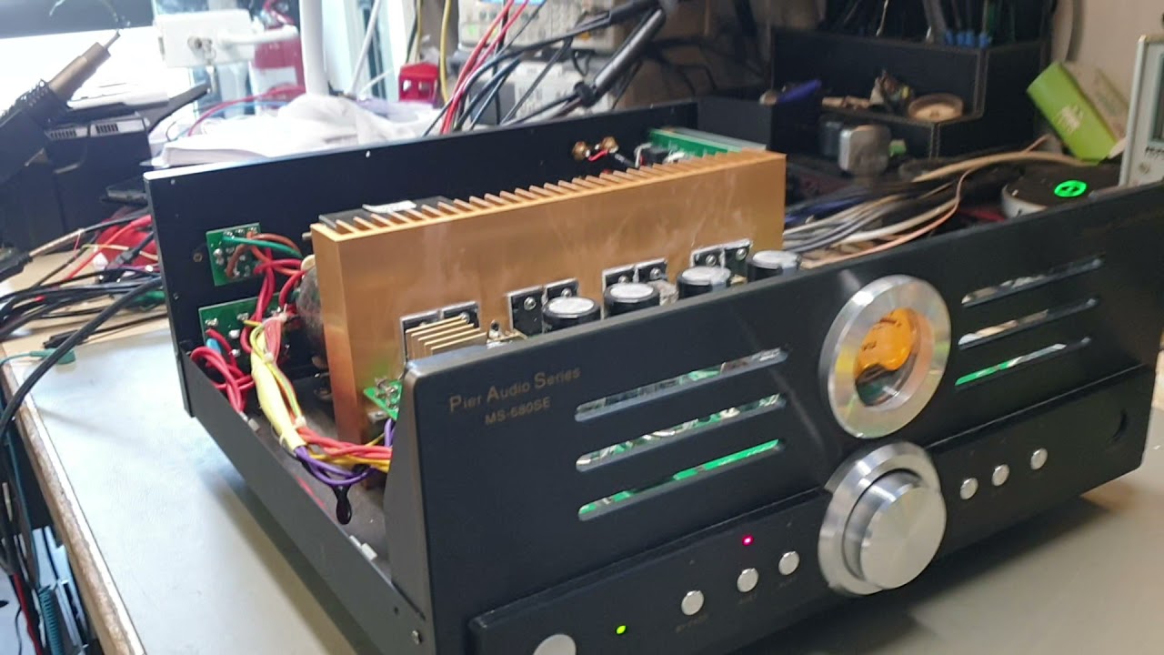 STAS 43338 essais après retubage PIER AUDIO MS680se avec des tubes PSVANE