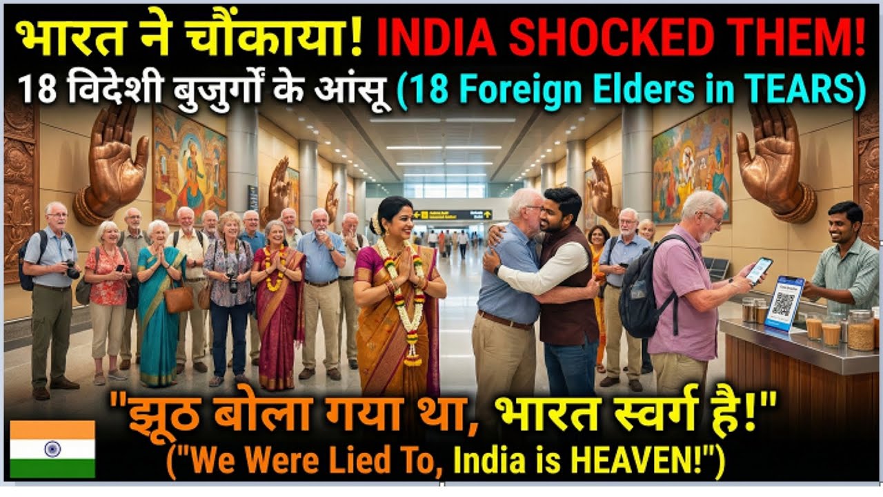 भारत से नफरत करने वाले ये बुजुर्ग, जाते समय रो पड़े... देखिए क्यों? #भारत की प्रेरककहानियाँ