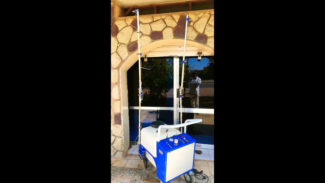 طلمبة رش #اللقاحات و #التحصينات Cage sprayer Machineh Spray vaccination