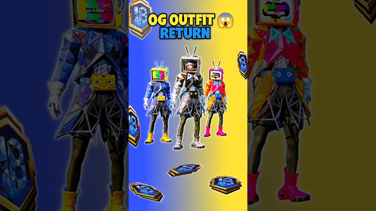 OG set is return in 4.3 Update #bgmi #pubgmobile