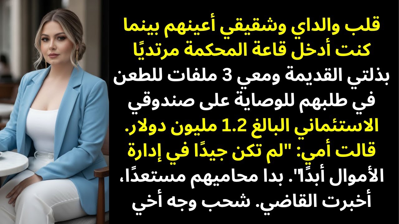 قلب والداي أعينهما عندما دخلت قاعة المحكمة، لكن القاضي أصيب بالذهول