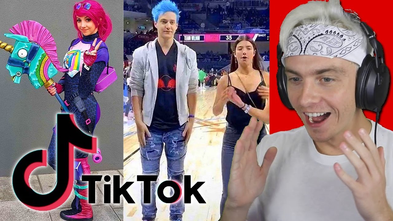 reacting to Fortnite Tik Toks and trying not to LAUGH...