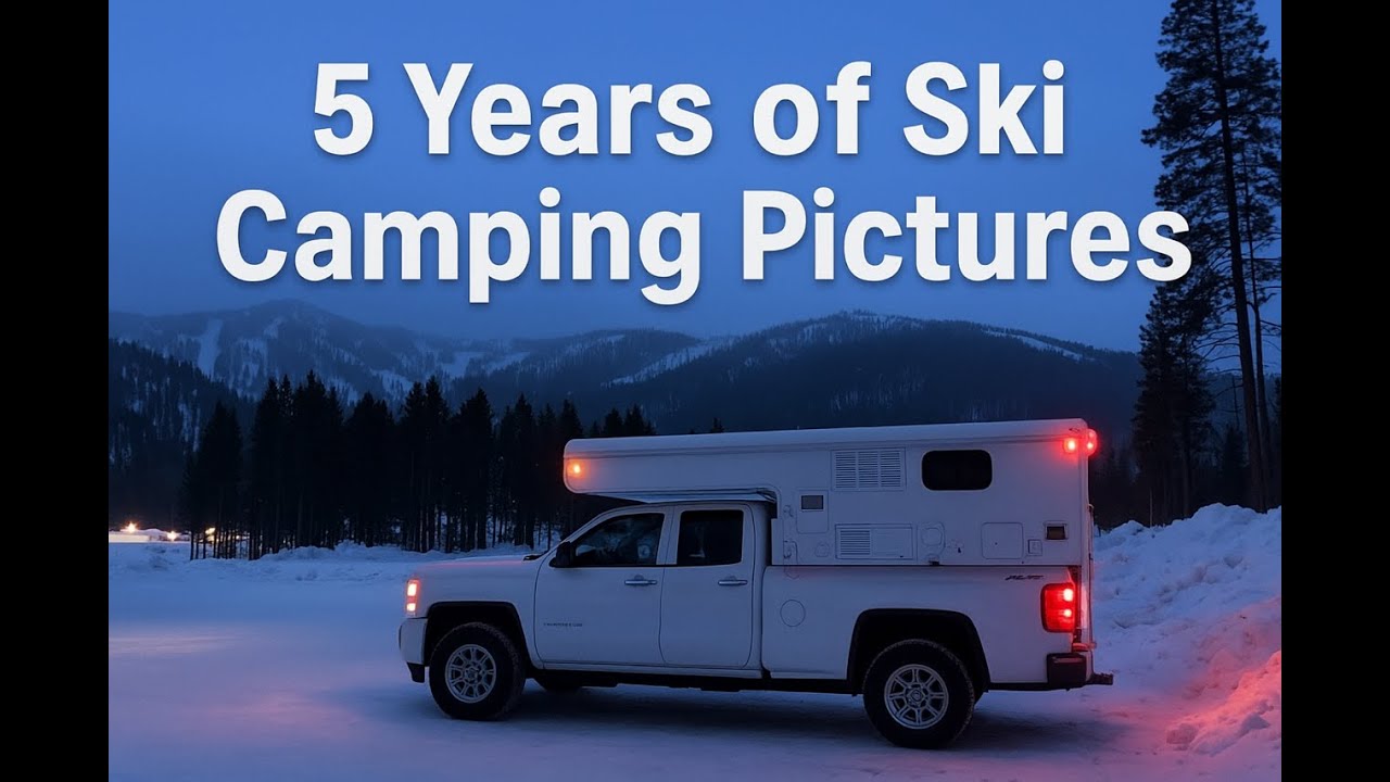 5 Years of Ski Camping in the Rocky Mountains 2015 Silverado 2500HD W/ 2006 Northstar TC-650 Camper