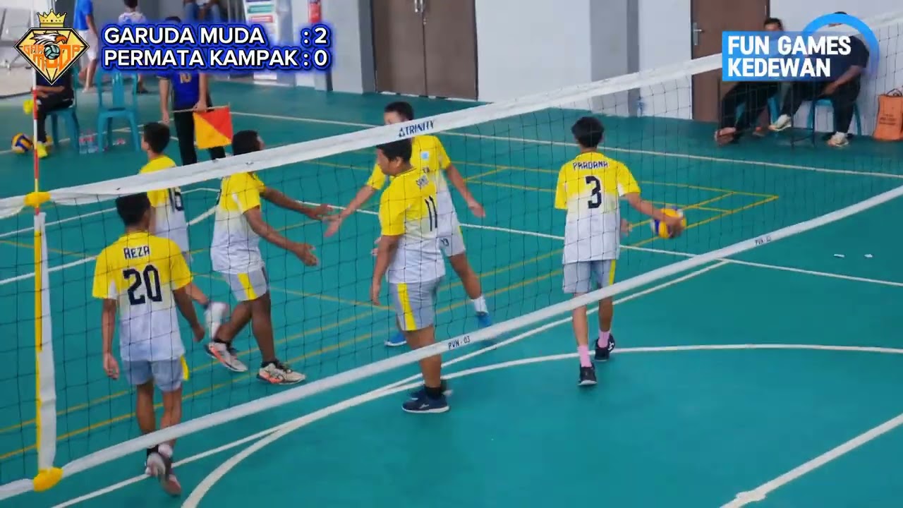 Permata Kampak Harrus takluk dan mengakui betapa tajam smash dr Andi, Ridho, Hendra dkk 