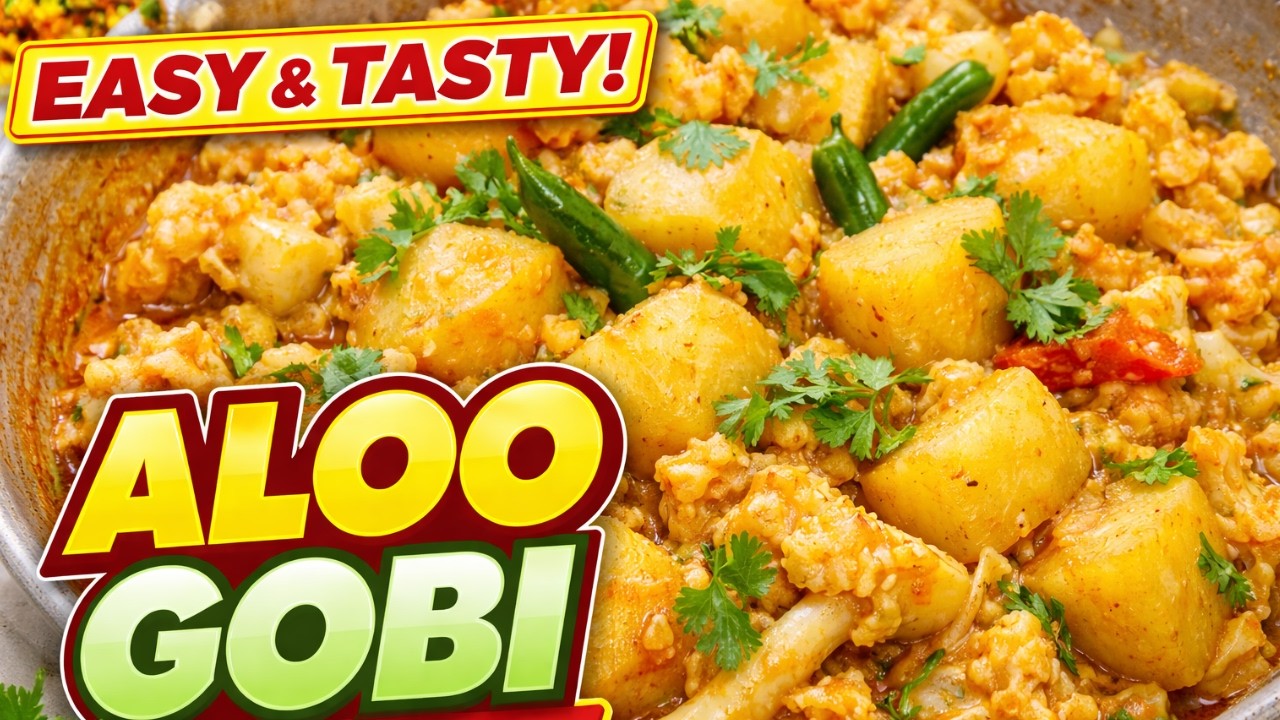Restaurant Style Aloo Gobhi | Easy Pakistani Sabzi Recipe