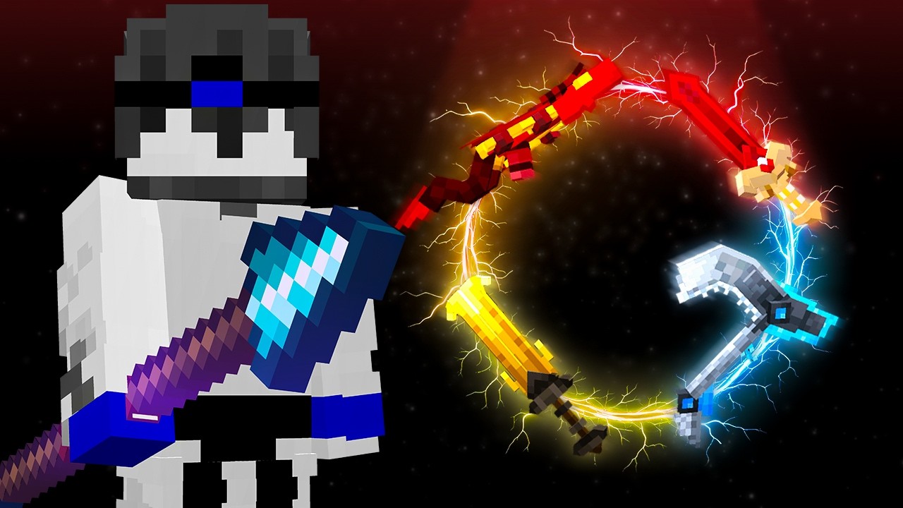 I Collected Minecraft’s Strongest Weapons
