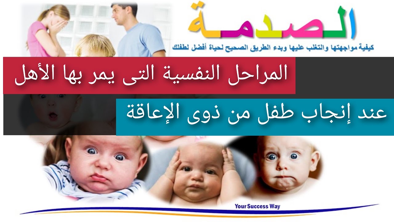 #الصدمة - المراحل النفسية التى يمر بها الأهل عند إنجاب طفل من ذوى الإعاقة - سلسلة محاضرات التوعية