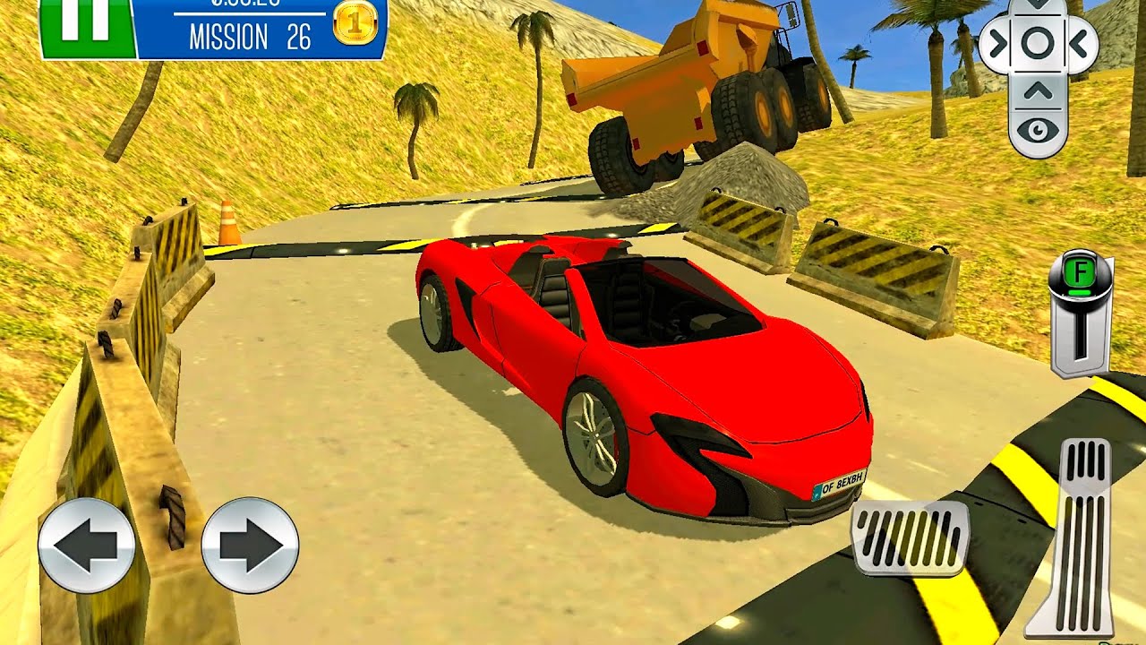 Parking Island: Mountain Road - Red Mclaren Carbon Driving #4 - Android GamePlay