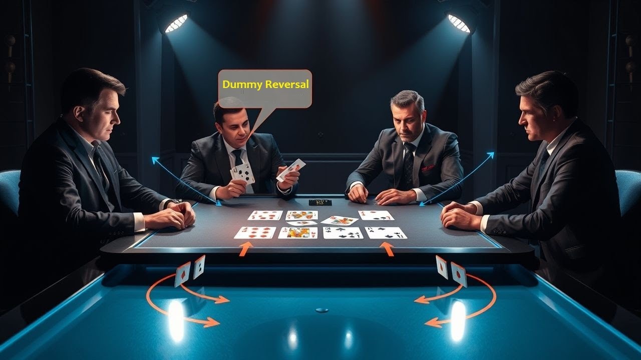 Bridge Grand Slam (123) - Dummy Reversal #cardgames #grandslam