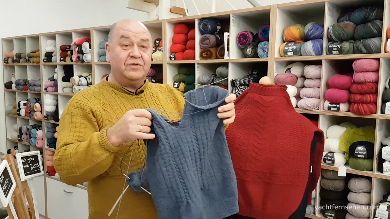 Guernsey-Pullover maßgestrickt - by Yachtfernsehen.com
