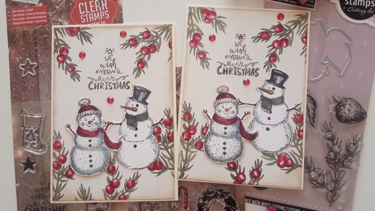 TUTO CARTE TAMPONS ACTION (facile) #scrapbooking #materielaction