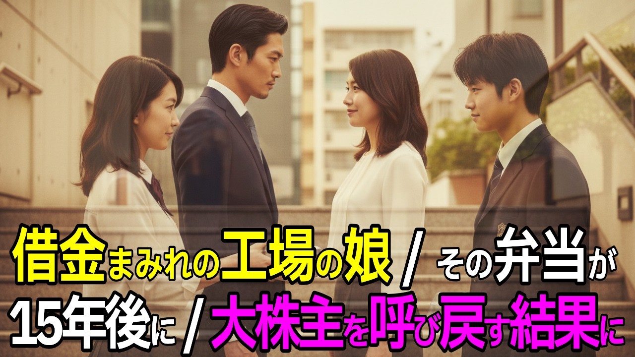 借金まみれの工場を再建することになった俺…そこで出会った意外すぎる人物とは【感動する話】