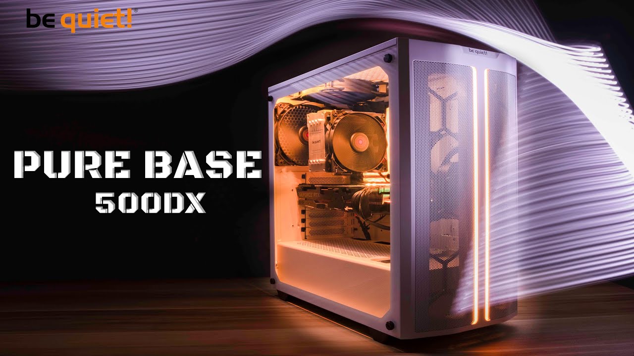 be quiet! PURE BASE 500DX White Build With Thermal and Noise Benchmarks