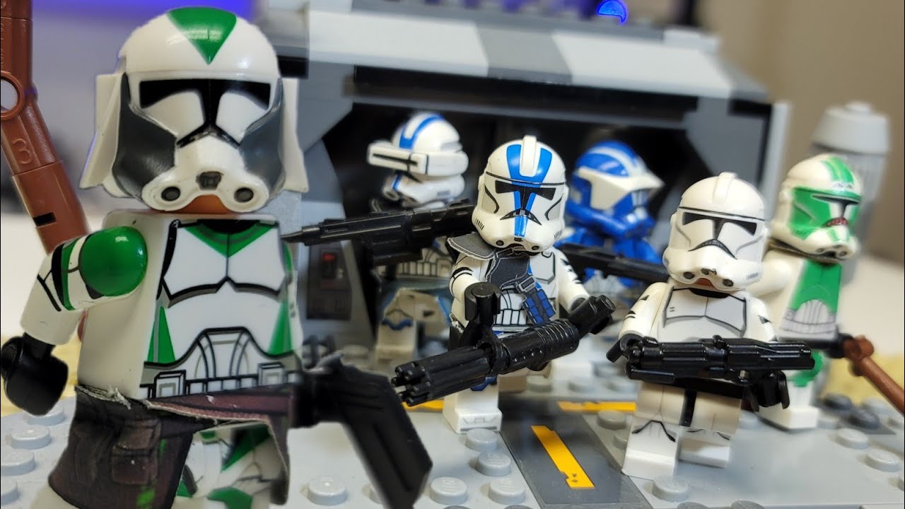 LEGO CLONE TRAITORS ESCAPE DROID BUNKER FORTRESS! Lego Star Wars MOC