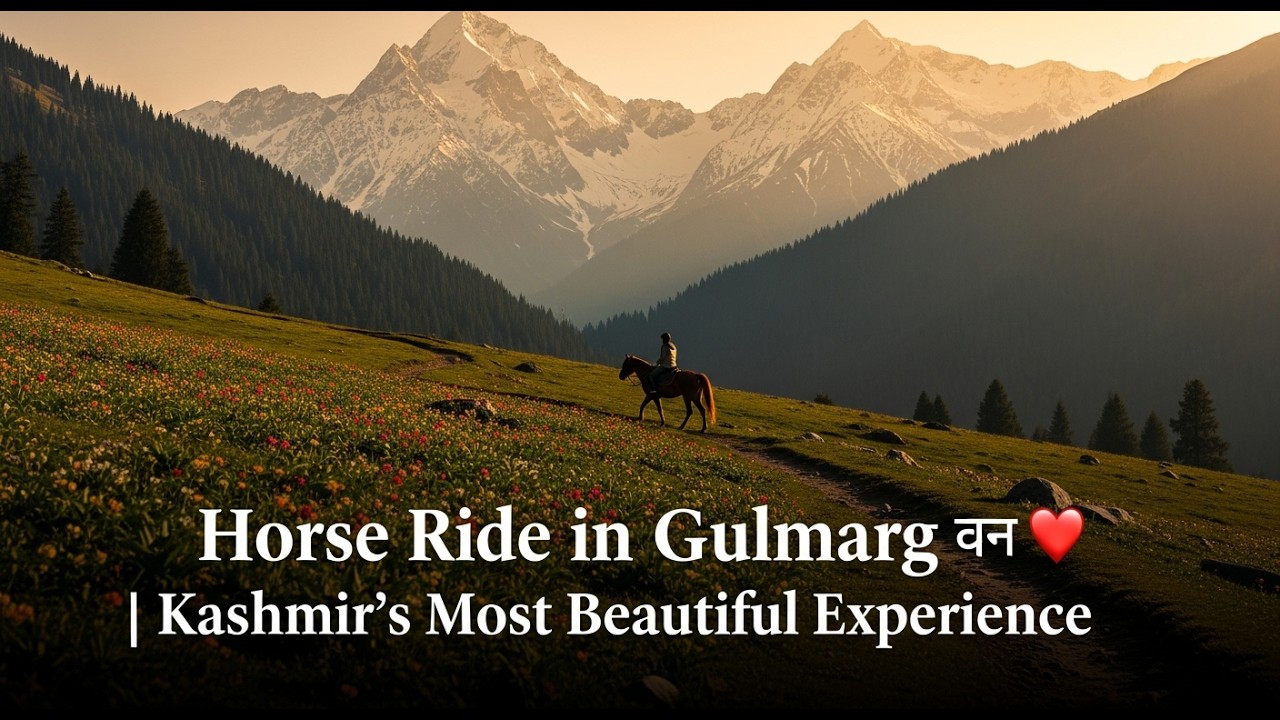 ₹500 Horse Ride in Gulmarg 😍 | Kashmir’s Most Beautiful Experience