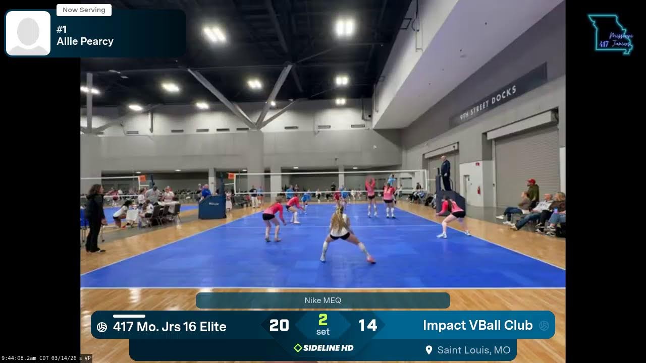 417 Mo. Jrs 16 Elite vs. Impact VBall Club (2026.03.14)