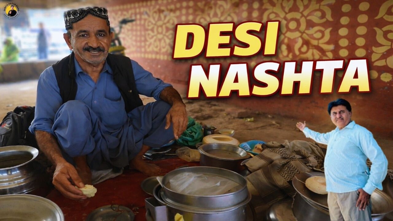 Street Style Desi Nashta in Hyderabad Sindh