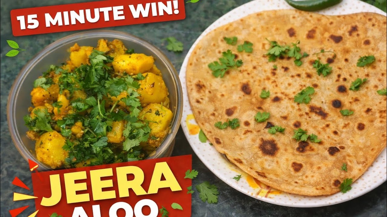 “Perfect Aloo Jeera Recipe | 15 Minute Lunch Sabzi Everyone Loves” Ghar Jaisa Aloo Jeera |Easy Sabzi