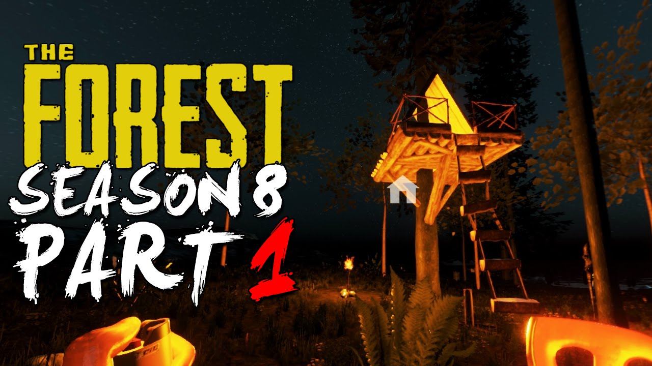 The Forest Alpha 0.08 UPDATE! Season 8 Episode 1 - NEW WEAPONS! + ALPINE TREE HOUSE! + DEER!