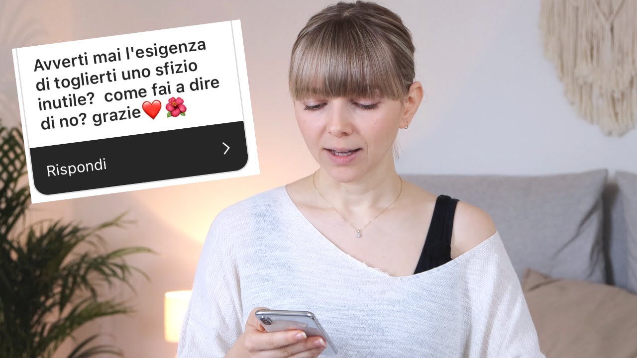 Rispondo a domande sul MINIMALISMO