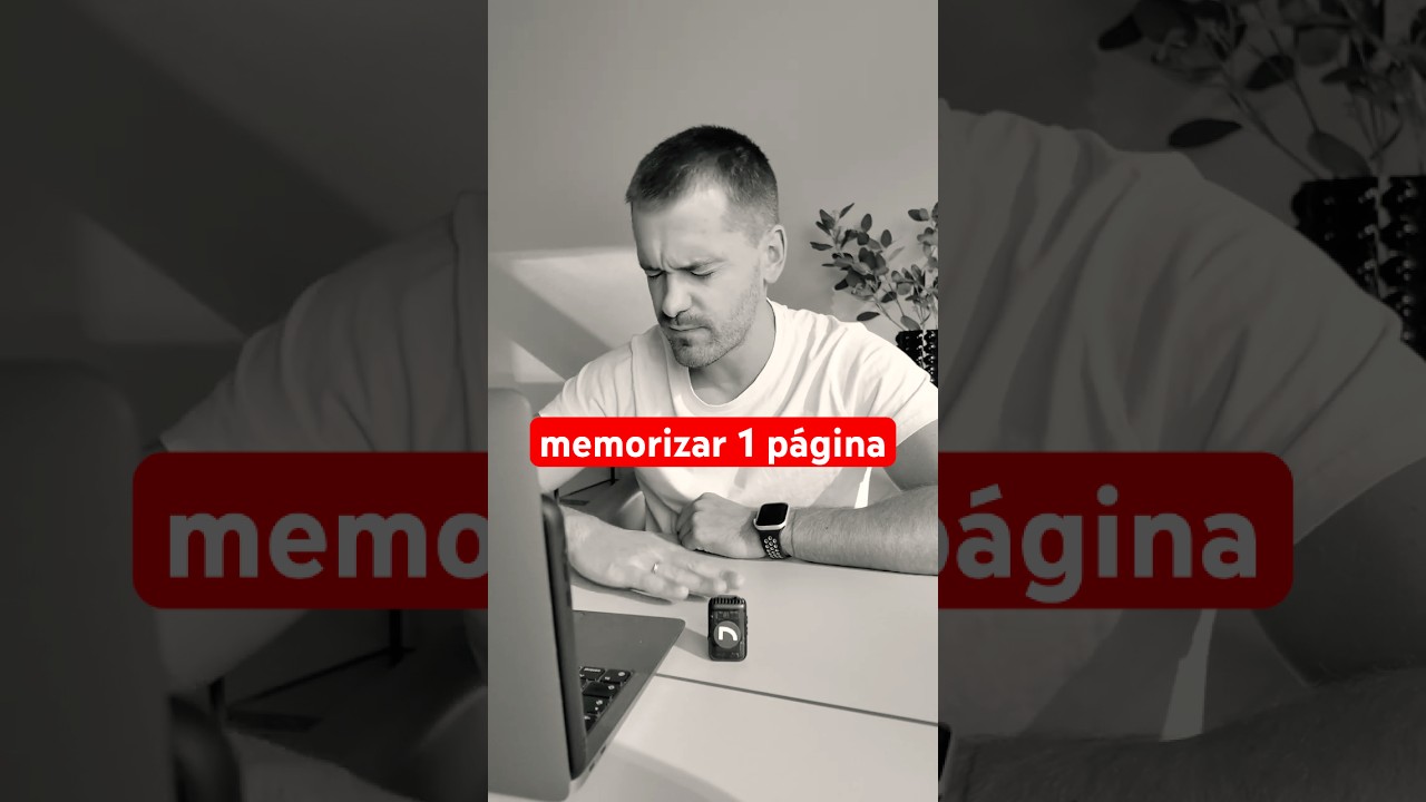 Cu&aacute;nto tiempo se tarda en memorizar una p&aacute;gina de temario