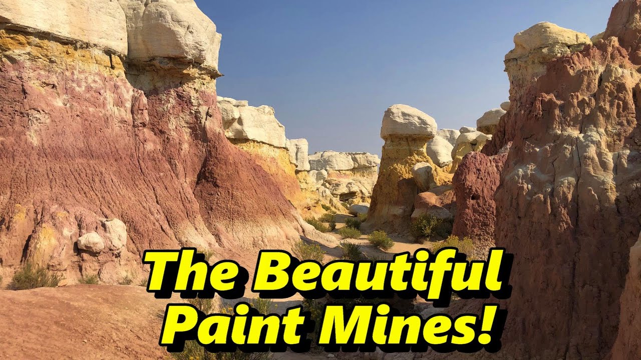 Интерактивный парк Paint Mines, Колорадо