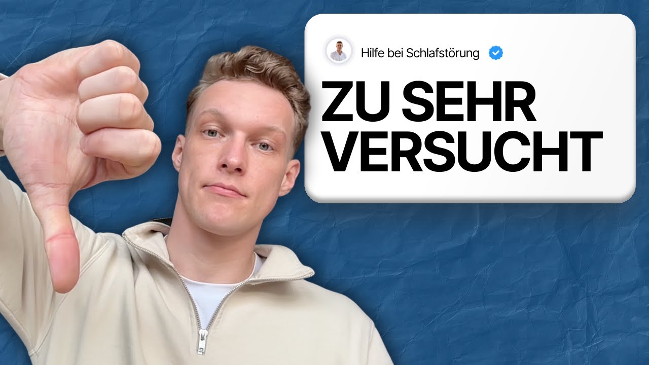 Je mehr du versuchst zu schlafen, desto wacher wirst du (PARADOX)