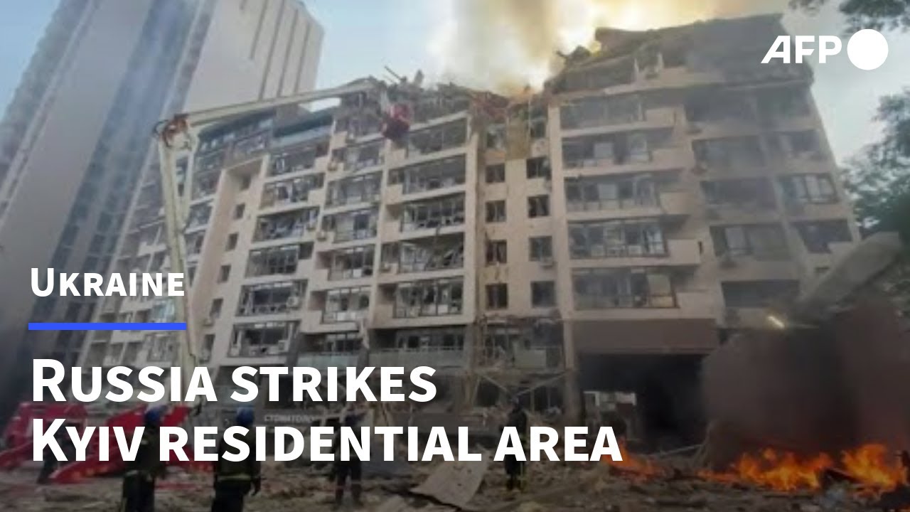 Russia strikes Kyiv residential neighbourhood | AFP