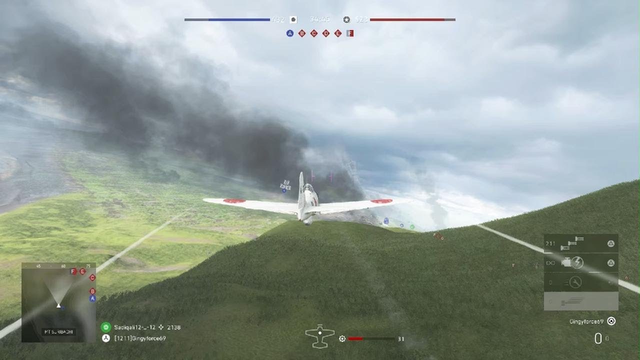 Battlefield V iwo jima dogfights AA gun fire