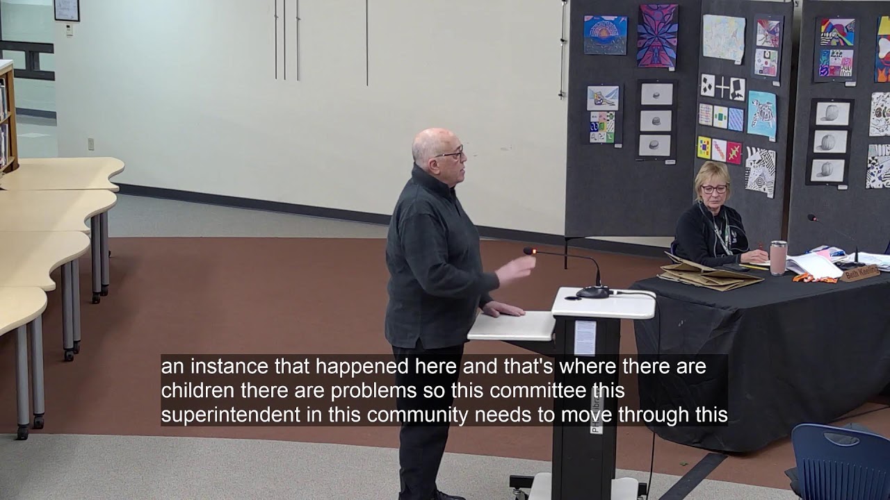 November 4  2025 Regional School Committee Meeting
