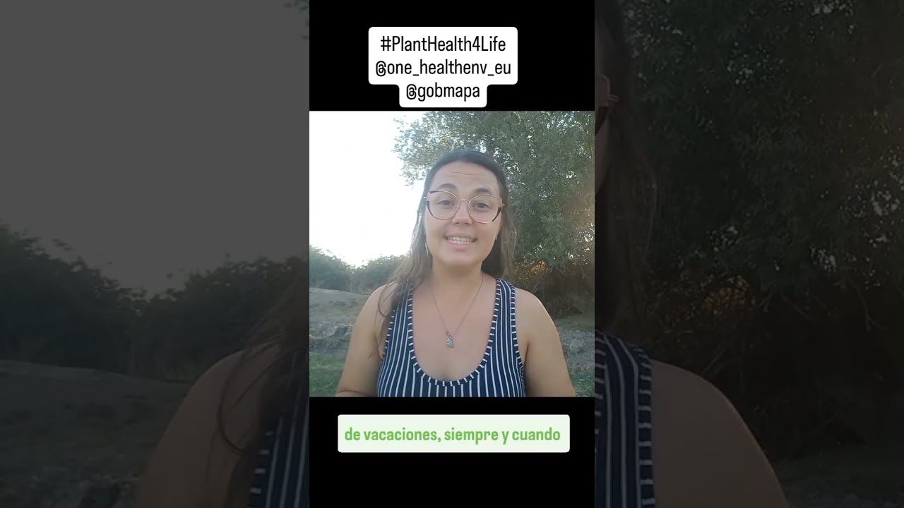 Anita la Cortijera y la Campaña EFSA y MAPA sobre concienciacion de la sanidad vegetal.