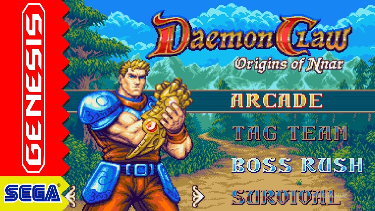 Daemon Claw Origins of Nnar - Hard - (Sega Genesis) - Longplay