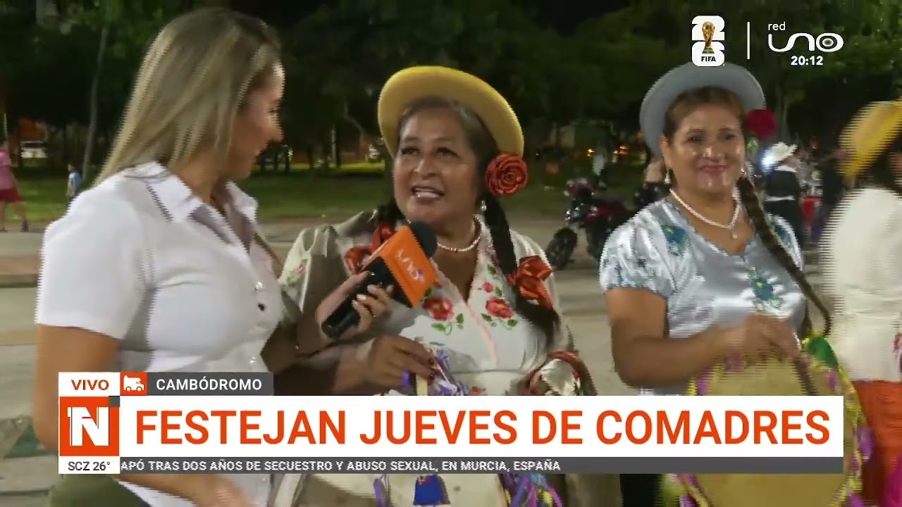 FFESTEJAN JUEVES DE COMADRES EN SANTA CRUZ