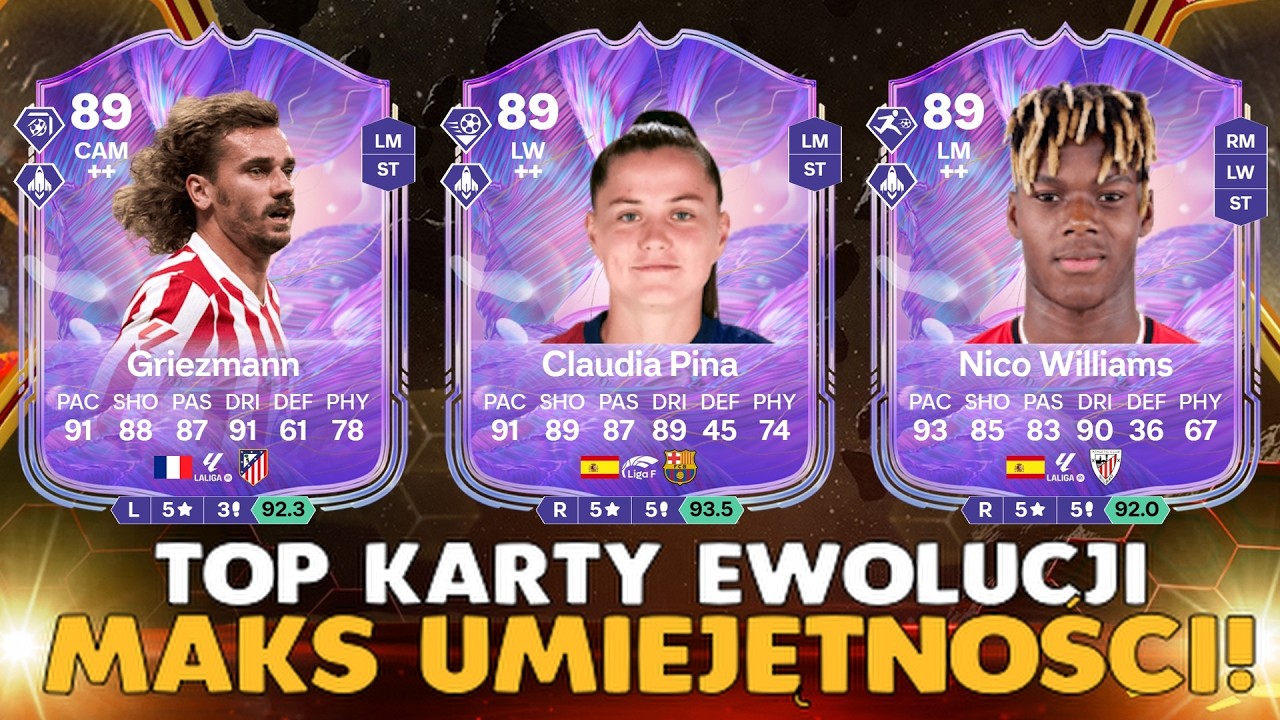 NAJLEPSZE KARTY EWOLUCJI😍MAKS UMIEJĘTNOŚCI😍 W FC 26!