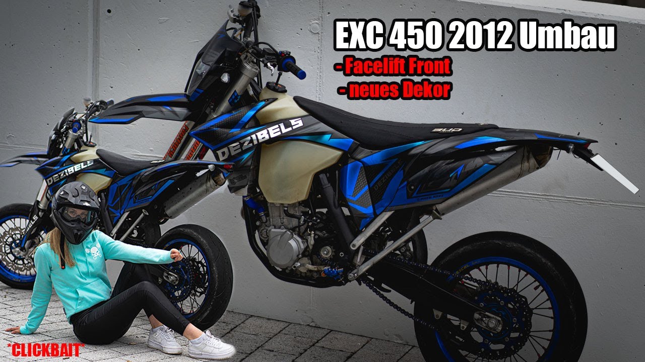 KTM EXC 450 - Aus alt mach neu ( Umbau 2012 Front auf 2019 )