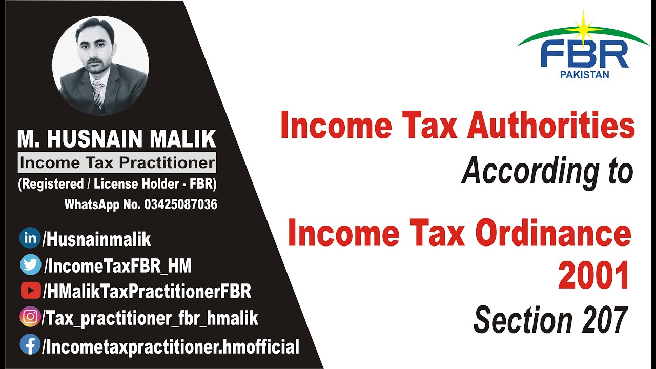 #Income #Tax #Authorities #Under #Section 207 of ITO, 2001 - #M. #Husnain #Malik - #ITP