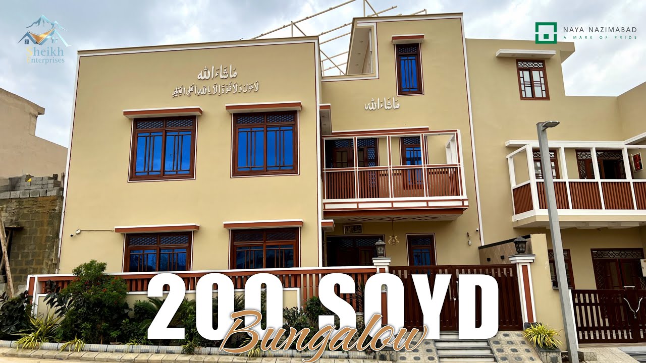 200 Yards | Bungalow | Block A | Naya Nazimabad | karachi H3 #house #property #trend #houseforsale