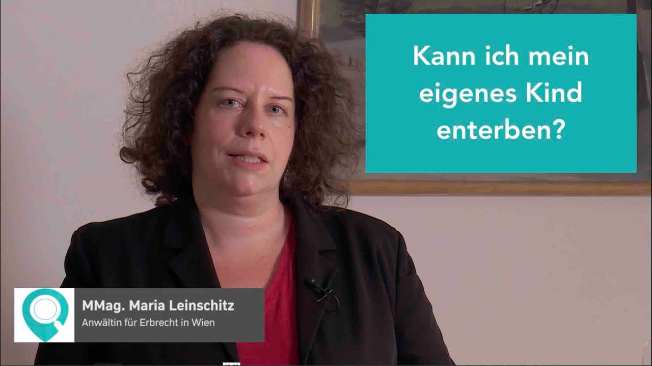 FAQ Kann ich mein eigenes Kind enterben?