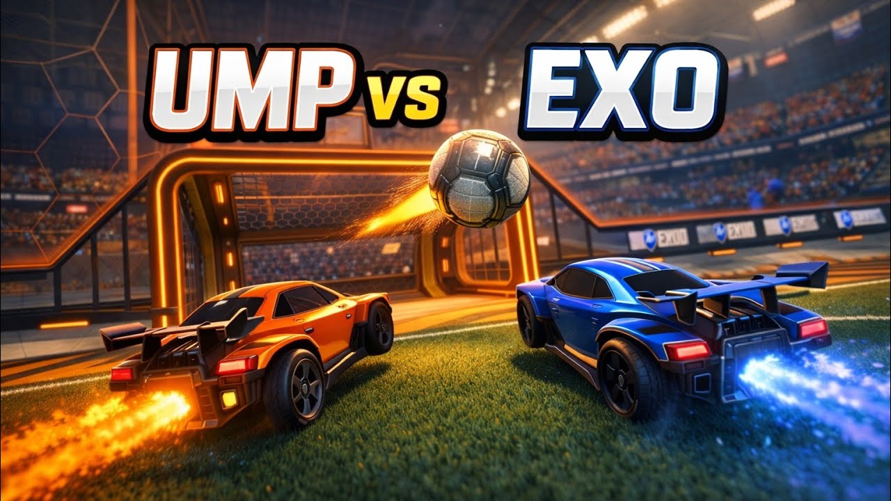 لعبنا 1v1 في روكيت ليغ | EXO vs UMP  CraZy 1v1