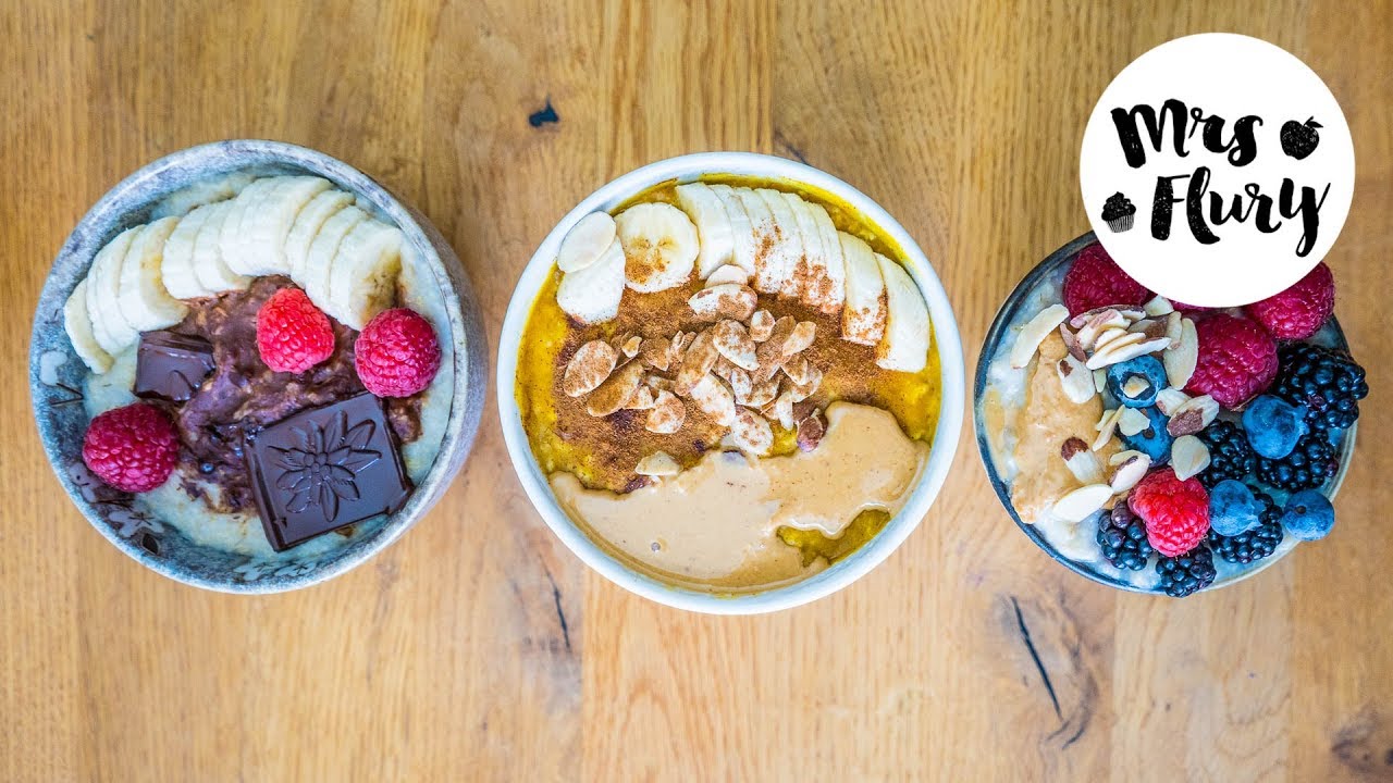 Porridge - 3 leckere Varianten vegan