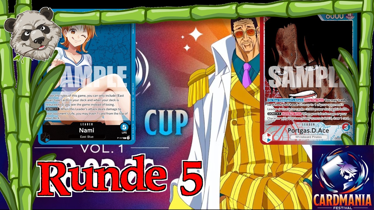 B Nami Promo vs RB Ace -Admirals Cup-EB03Heroines Edition #onepiecetcg #onepiecetcg [German/Deutsch]