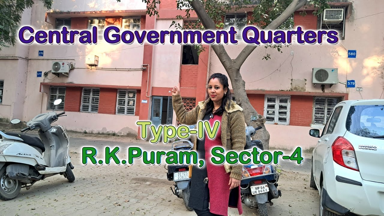 Type 4 Central Govt. Quarter Tour | Real Look of RK Puram Sector 4 Delhi Quarters #cpwd