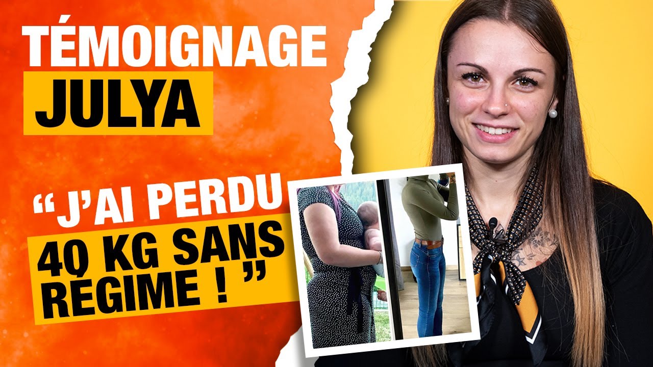 J'ai perdu 40 kg SANS FAIRE DE REGIME ! Perte de poids... Le témoignage de Julya...