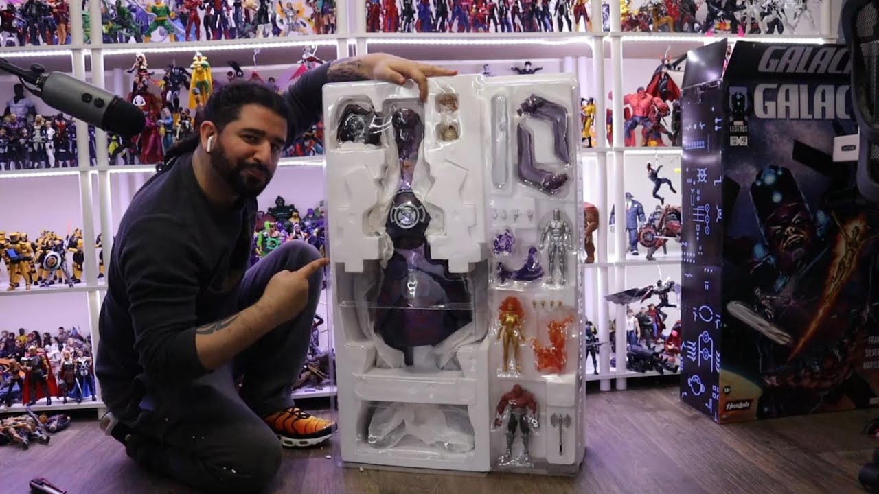 REACTION TO UNBOXING THE HASLAB MARVEL LEGENDS GALACTUS