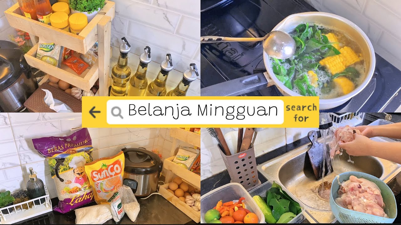 Belanja Mingguan, Refill Kebutuhan Dapur, Masak Bening Bayam🌤️