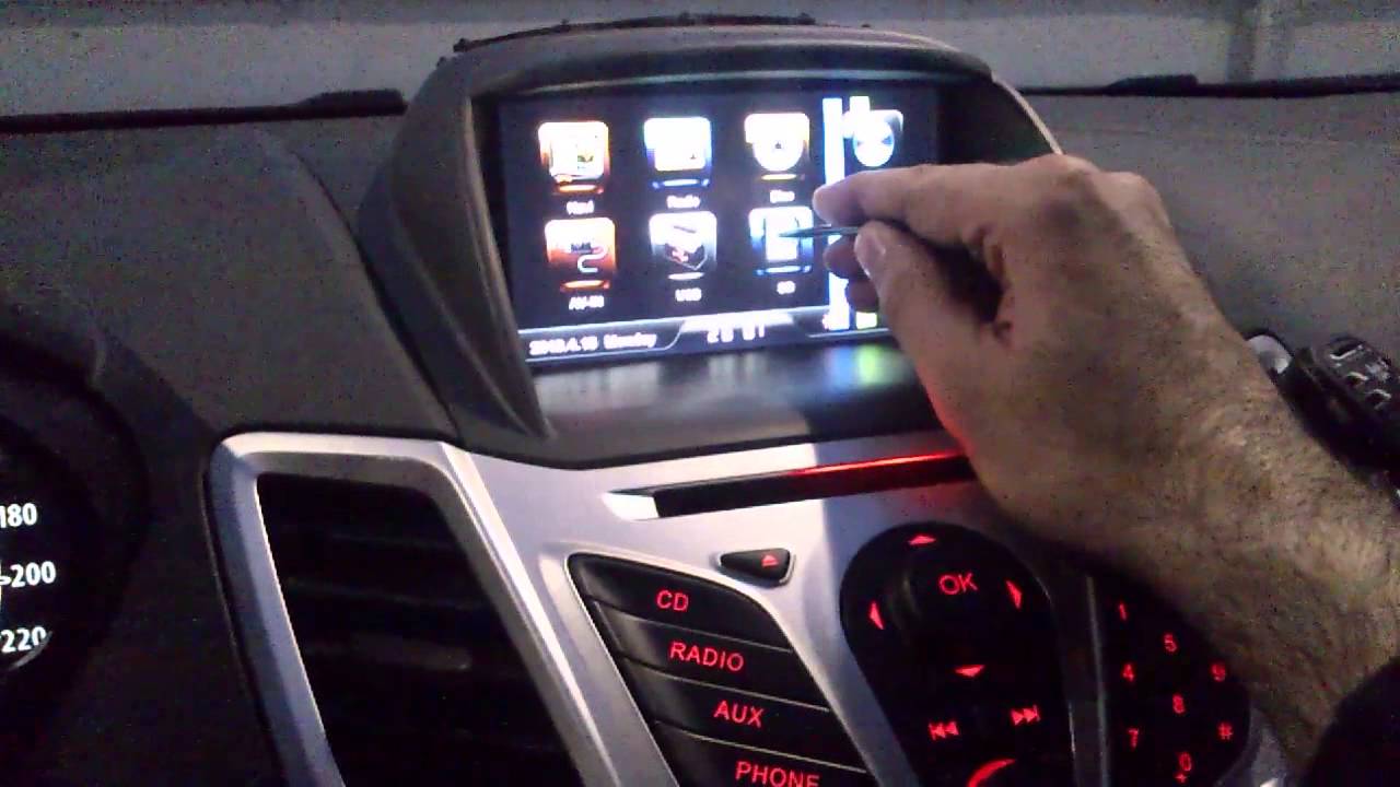 Ford Fiesta MK7-2009 Eto 7' Car Stereo System (mp3,mp4,gps,radio,movie,USB,SD card) 2013 Part3-board